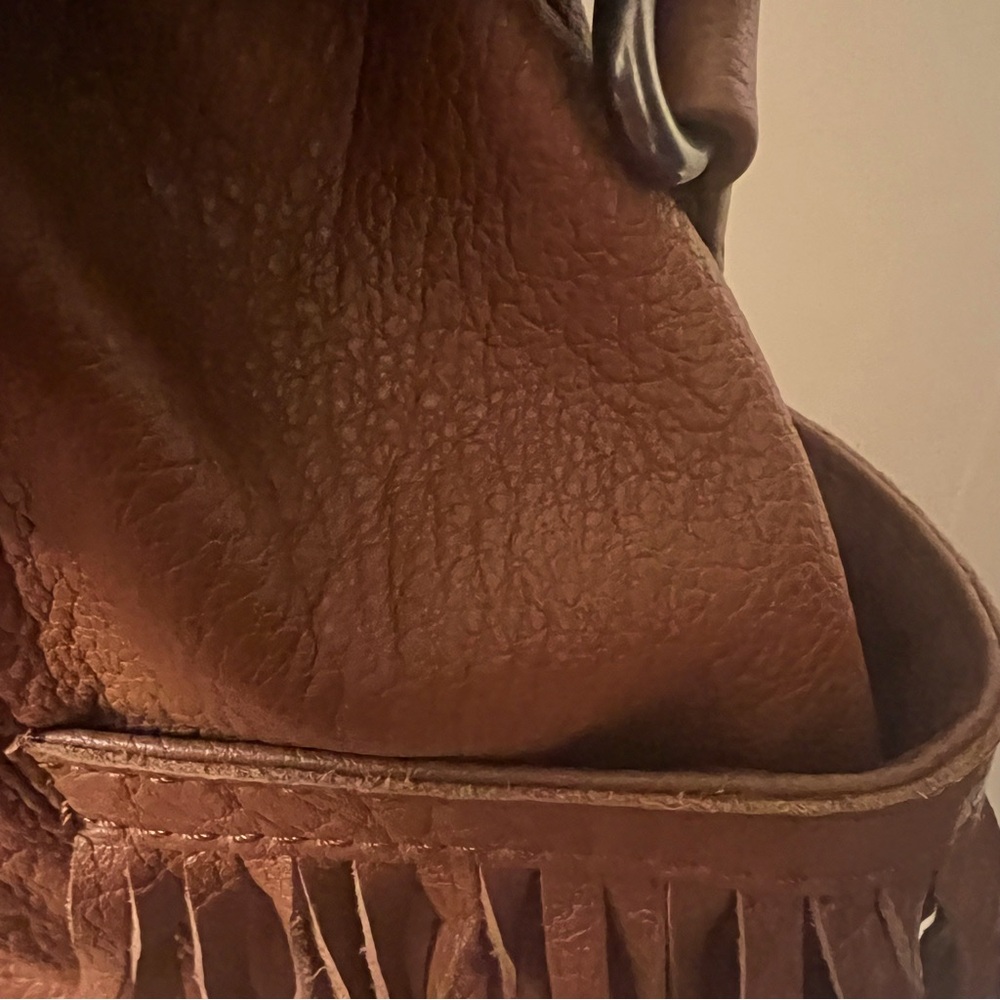 The Sak Avalon Fringed Convertible Backpack Handbag, Sierra Brown nwt - Picture 9 of 14